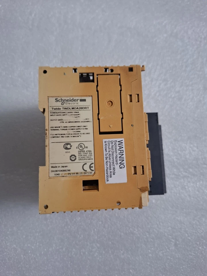 USED & TESTED WORKING SCHNEIDER TWDLMDA20DRT WITH ANALOG INPUT MODULE TM2AMI4LT